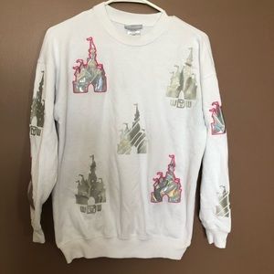 Disney Holographic Castle Sweatshirt Pullover